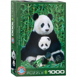 1000P Panda et son bébé