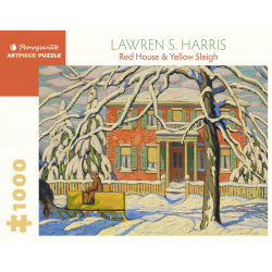 1000P Lawren S. Harris - Red House and Yellow Sleigh
