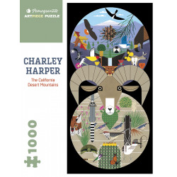 1000P Charley Harper – The California Desert Mountains