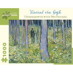 1000P Vincent Van Gogh - Undergrowth with Two Figures